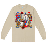 Mushroom play ball baseball Long Sleeve Tee - Zillion Design Studio