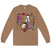 Toasted Coconut play ball baseball Long Sleeve Tee - Zillion Design Studio