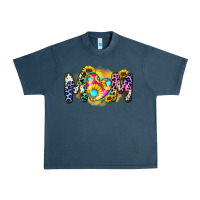 Midnight Navy mom sunflower Urban Heavy Tee - Zillion Design Studio
