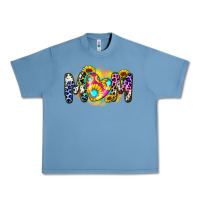Pebble Blue mom sunflower Urban Heavy Tee - Zillion Design Studio