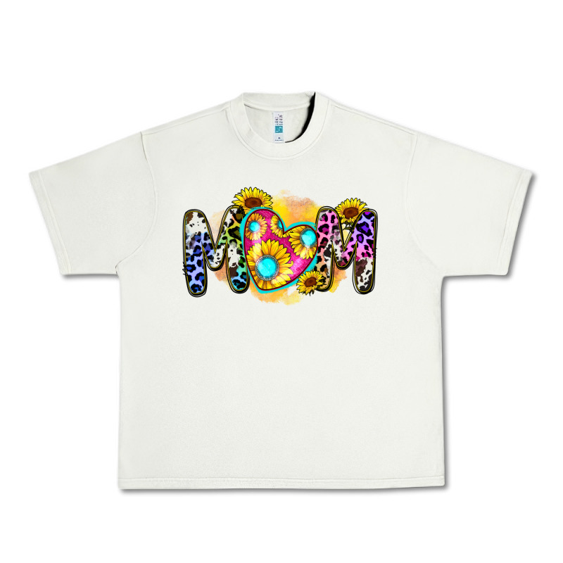 Mom Sunflower Urban Heavy Tee by Zillion Design Studio | Teevron