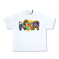 White mom sunflower Urban Heavy Tee - Zillion Design Studio