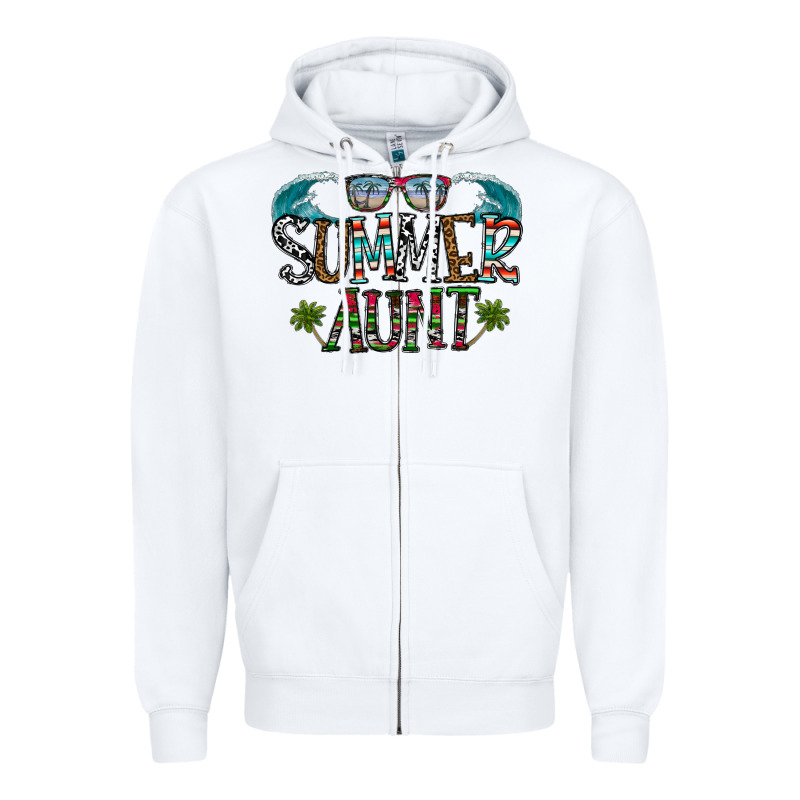 Summer Aunt Zipper Hoodie by CowhideDigitalArt | Teevron