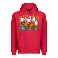 Cardinal western cheers with ghosts Premium Hoodie - NancyCooperArtShop