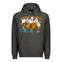 Charcoal Heather western cheers with ghosts Premium Hoodie - NancyCooperArtShop