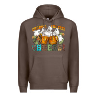 Coffee western cheers with ghosts Premium Hoodie - NancyCooperArtShop