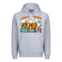 Heather Grey western cheers with ghosts Premium Hoodie - NancyCooperArtShop