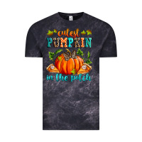 Cloud Black Cutest pumpkin in the patch Vintage Tee - RanaPortraitStore