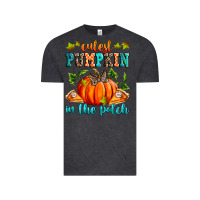 Vintage Black Cutest pumpkin in the patch Vintage Tee - RanaPortraitStore