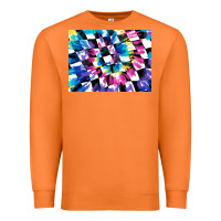 Carrot tie dye colourful race flag background 3200x2400 Premium Sweatshirt - AdoDesignShop