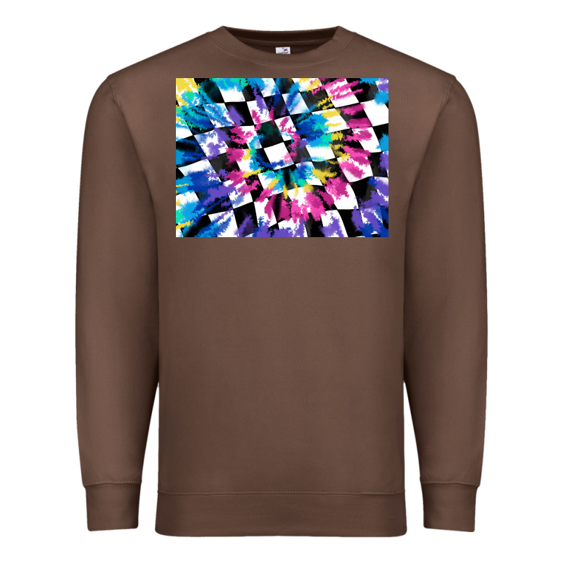 Tie Dye Colourful Race Flag Background 3200x2400 Premium Sweatshirt by AdoDesignShop | Teevron