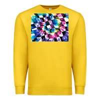 Lemon tie dye colourful race flag background 3200x2400 Premium Sweatshirt - AdoDesignShop