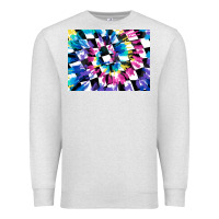 Oatmeal Heather tie dye colourful race flag background 3200x2400 Premium Sweatshirt - AdoDesignShop