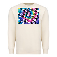 Sandshell tie dye colourful race flag background 3200x2400 Premium Sweatshirt - AdoDesignShop