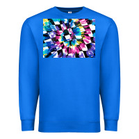 True Royal tie dye colourful race flag background 3200x2400 Premium Sweatshirt - AdoDesignShop