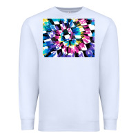 White tie dye colourful race flag background 3200x2400 Premium Sweatshirt - AdoDesignShop