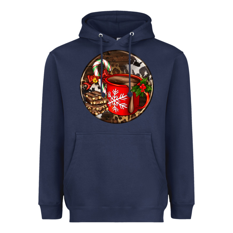 Christmas Hot Chocolate And Chocolate Heavyweight Hoodie by AdoDesignShop | Teevron