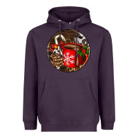 Plum Christmas hot chocolate and chocolate Heavyweight Hoodie - AdoDesignShop