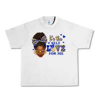 Lunar Rock sorority colors blue and gold it's the self love f Urban Heavy Tee - texasbilliewilder