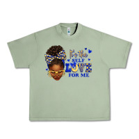 Oil Green sorority colors blue and gold it's the self love f Urban Heavy Tee - texasbilliewilder