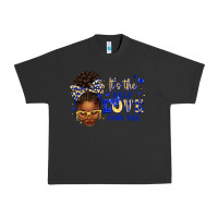 Pigment Black sorority colors blue and gold it's the self love f Urban Heavy Tee - texasbilliewilder