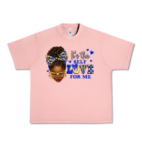 Salmon sorority colors blue and gold it's the self love f Urban Heavy Tee - texasbilliewilder