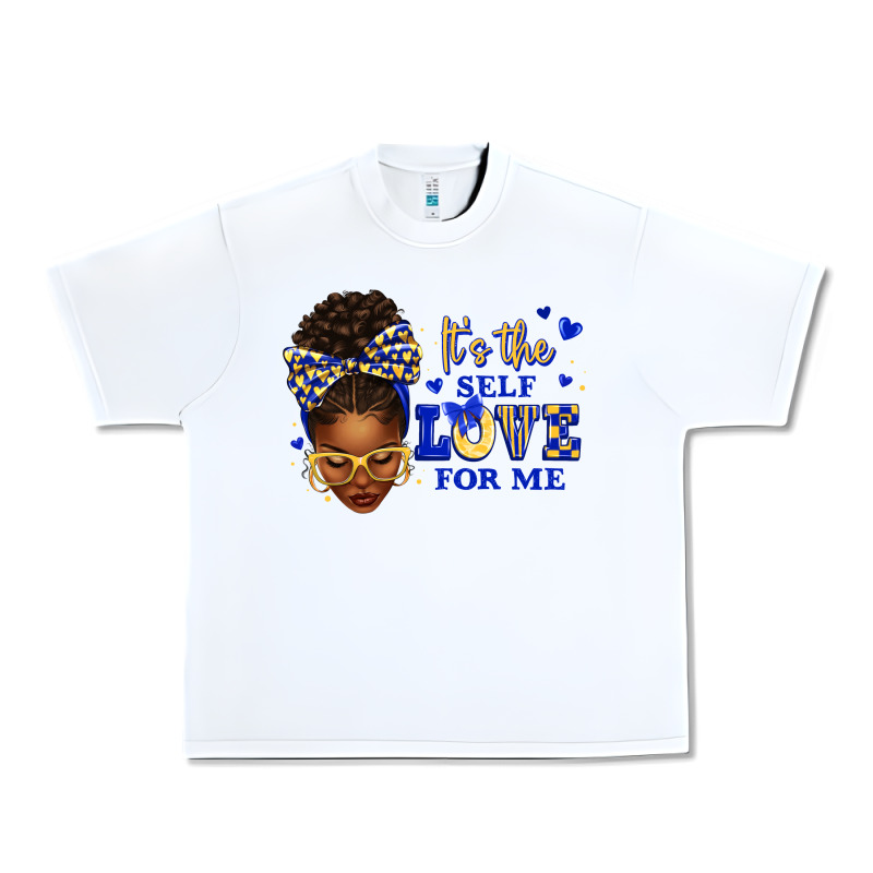 Sorority Colors Blue And Gold It's The Self Love F Urban Heavy Tee by texasbilliewilder | Teevron