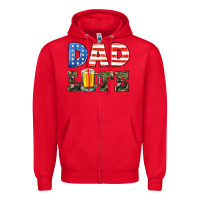 Dad Life Zipper Hoodie | Teevron