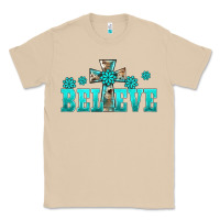 Mushroom western turquoise's gemstones cross believe Classic Tee - BarkalooDesign