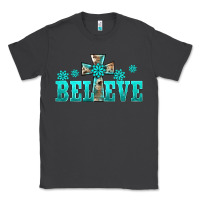 Smoke western turquoise's gemstones cross believe Classic Tee - BarkalooDesign