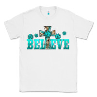 White western turquoise's gemstones cross believe Classic Tee - BarkalooDesign