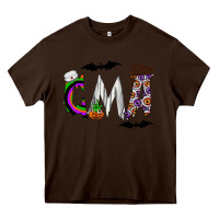 Chocolate Brown cma Heavy Core Tee - CowhideDigitalArt