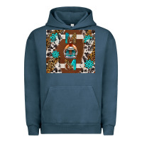 Pigment Midnight Navy American Football Mom Tumbler Urban Hoodie - BundleAndBundleShop