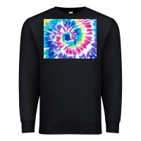 Black tie dye background colourful leopard 2 3200x2400 Premium Sweatshirt - AdoDesignShop