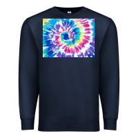 Navy tie dye background colourful leopard 2 3200x2400 Premium Sweatshirt - AdoDesignShop