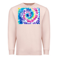 Pale Pink tie dye background colourful leopard 2 3200x2400 Premium Sweatshirt - AdoDesignShop