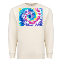 Sandshell tie dye background colourful leopard 2 3200x2400 Premium Sweatshirt - AdoDesignShop