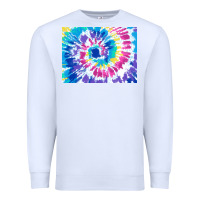 White tie dye background colourful leopard 2 3200x2400 Premium Sweatshirt - AdoDesignShop