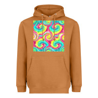 Meerkat Tie Dye Seamless Pattern Heavyweight Hoodie - BundleAndBundleShop