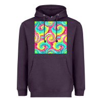 Plum Tie Dye Seamless Pattern Heavyweight Hoodie - BundleAndBundleShop