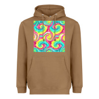 Toasted Coconut Tie Dye Seamless Pattern Heavyweight Hoodie - BundleAndBundleShop