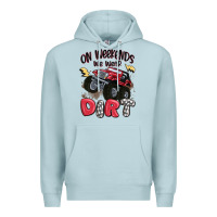 Blue Mist on weekends we wear dirt Premium Hoodie - MaliasSmallBusiness