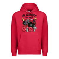 Cardinal on weekends we wear dirt Premium Hoodie - MaliasSmallBusiness