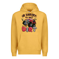 Mustard on weekends we wear dirt Premium Hoodie - MaliasSmallBusiness