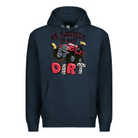 Navy on weekends we wear dirt Premium Hoodie - MaliasSmallBusiness