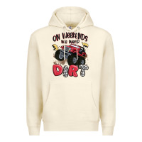 Sandshell on weekends we wear dirt Premium Hoodie - MaliasSmallBusiness
