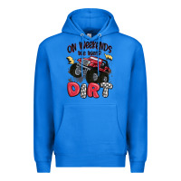 True Royal on weekends we wear dirt Premium Hoodie - MaliasSmallBusiness