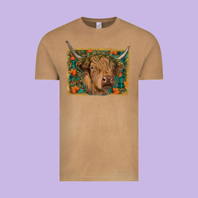 Vintage Tee Fall Cow