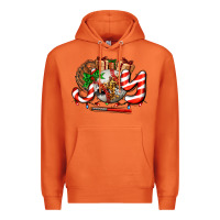 Carrot joy with baseball and christmas gift and candies Premium Hoodie - AdoDesignShop