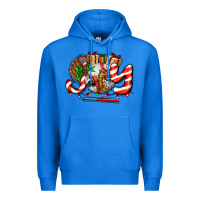 True Royal joy with baseball and christmas gift and candies Premium Hoodie - AdoDesignShop